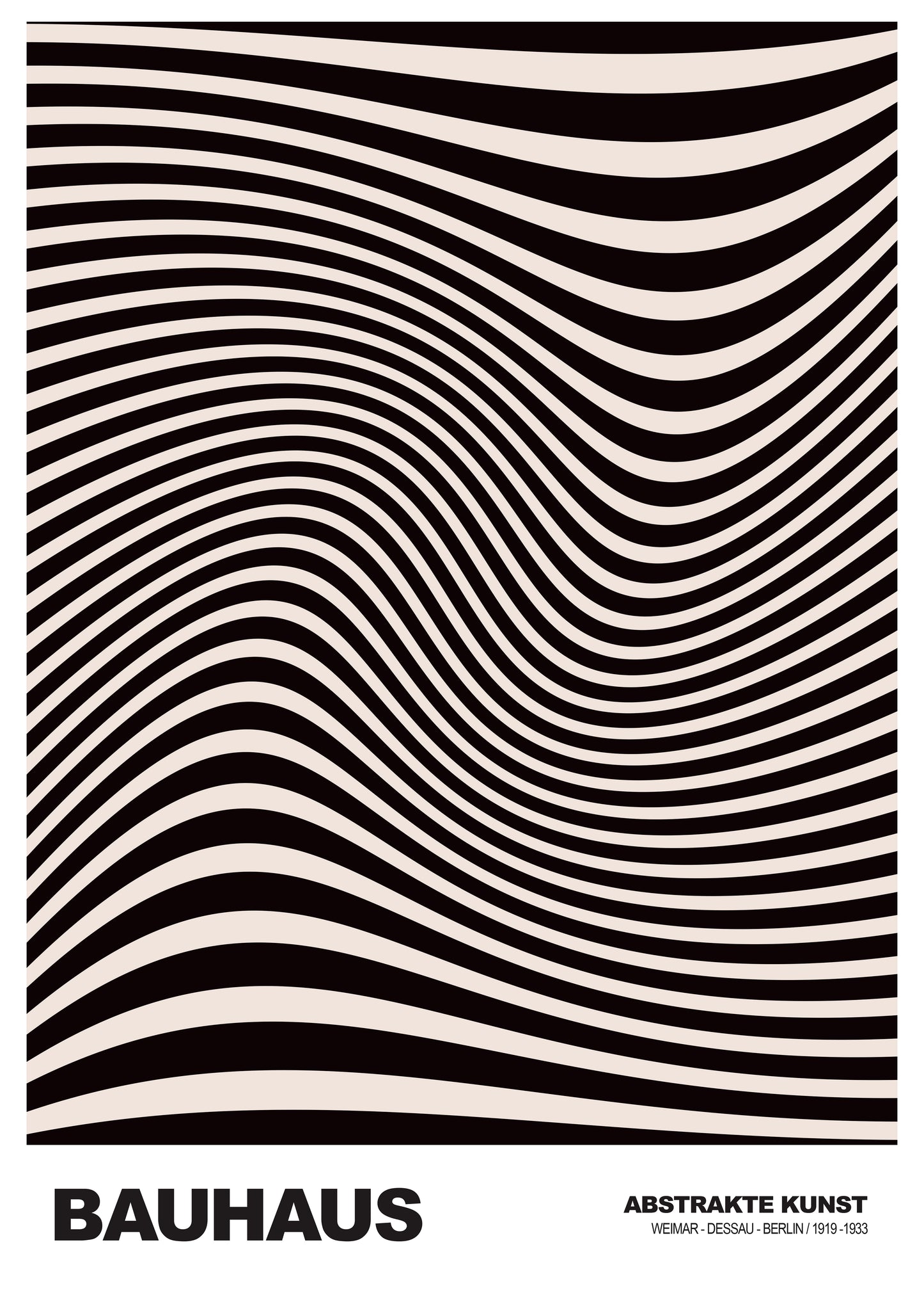 Diepe Golf Bauhaus poster