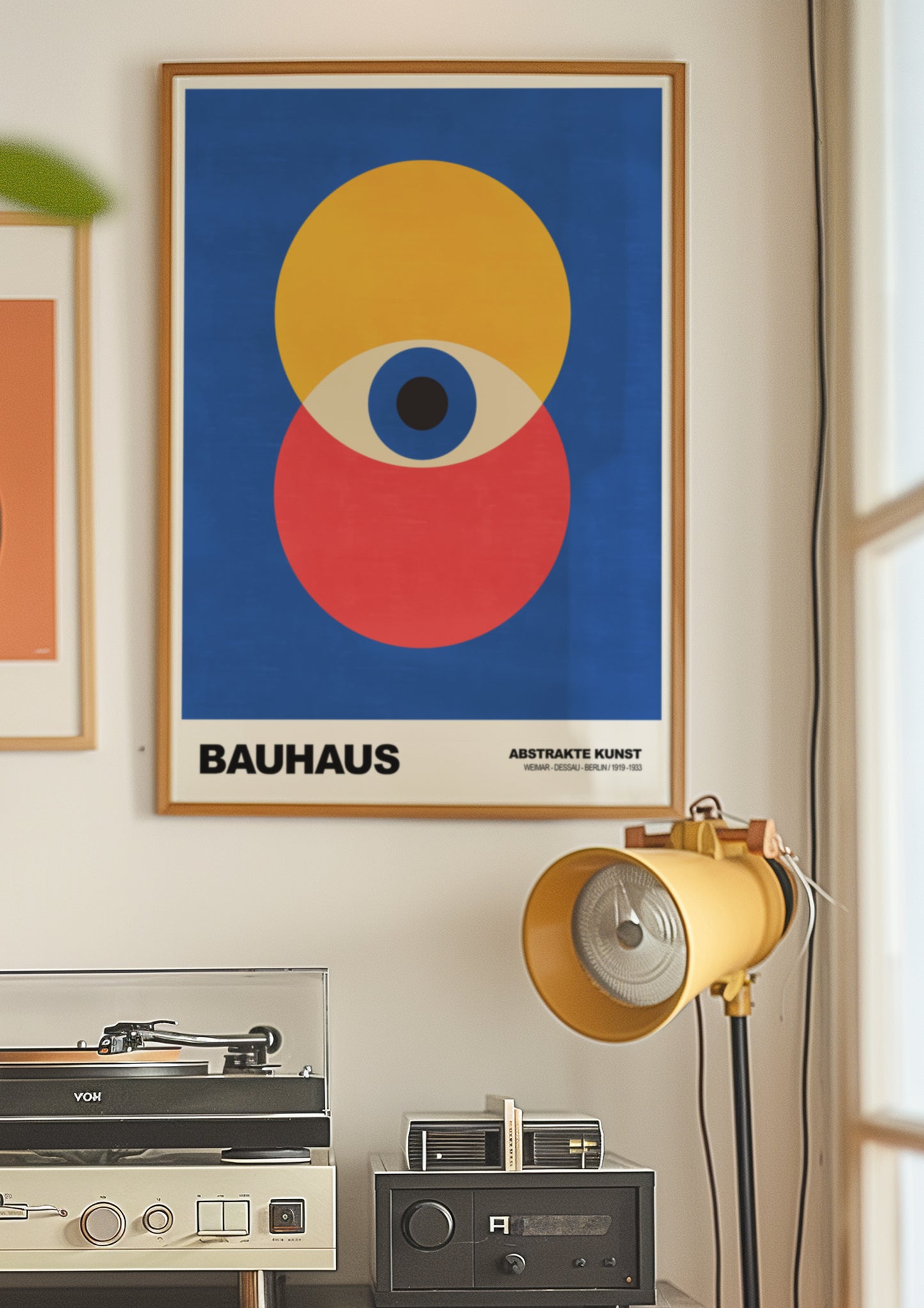 Evenwichtige Blik Bauhaus poster