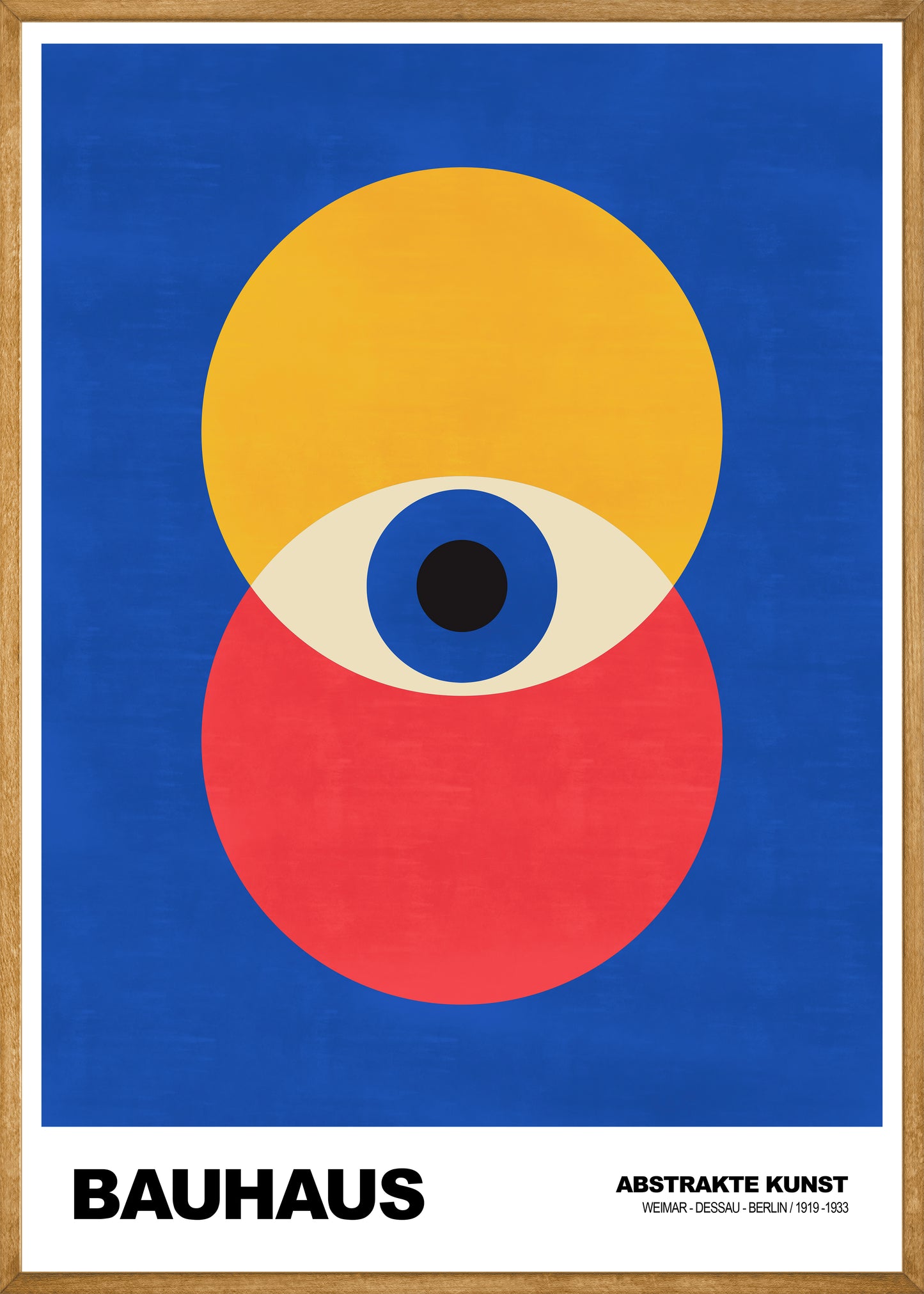 Evenwichtige Blik Bauhaus poster