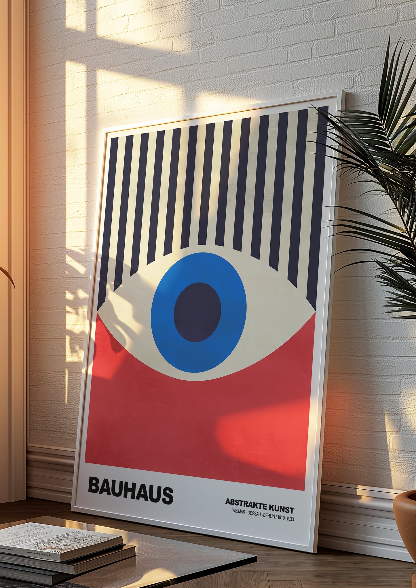 Bauhaus Geometrisch Oog Poster