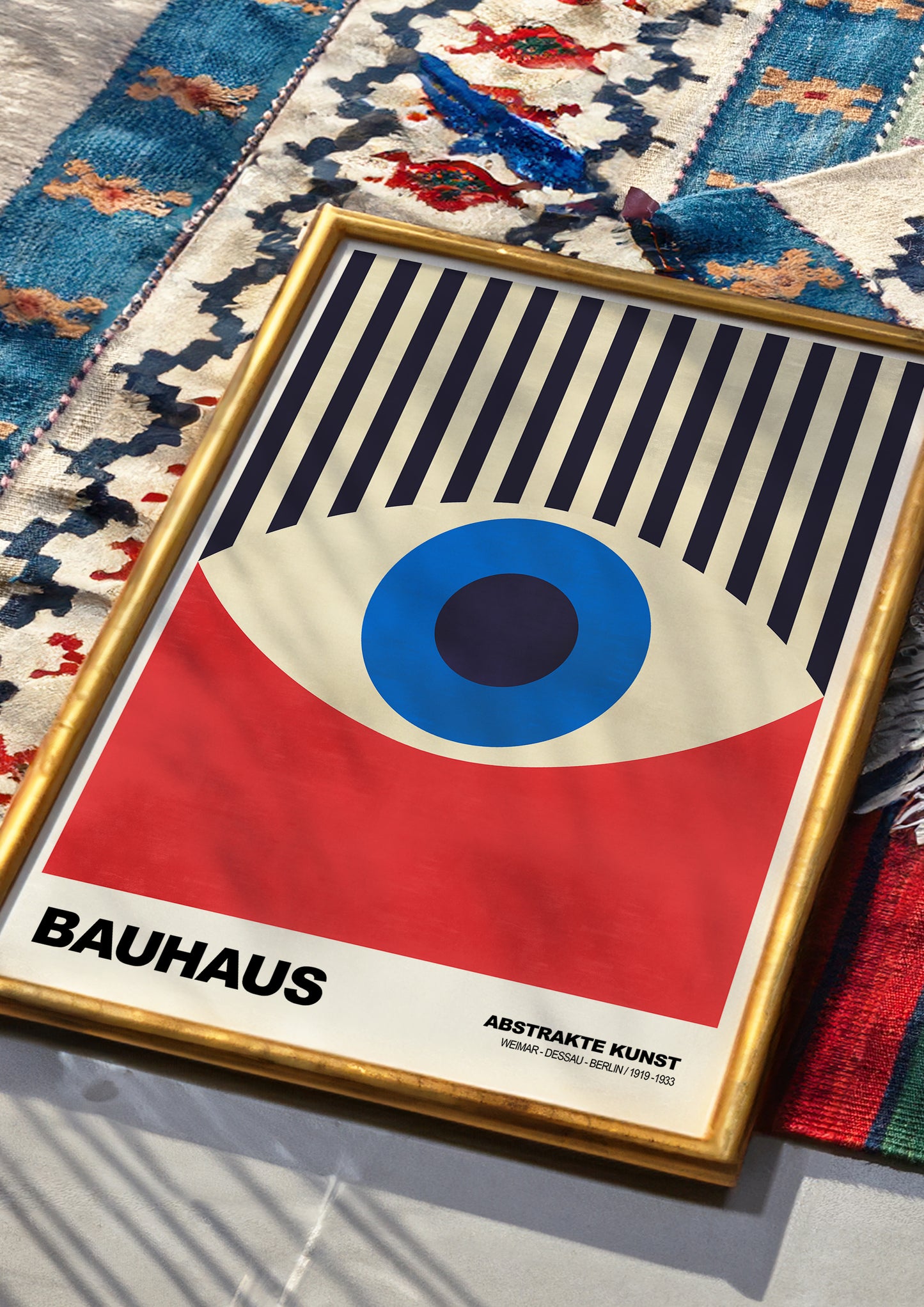 Bauhaus Geometrisch Oog Poster