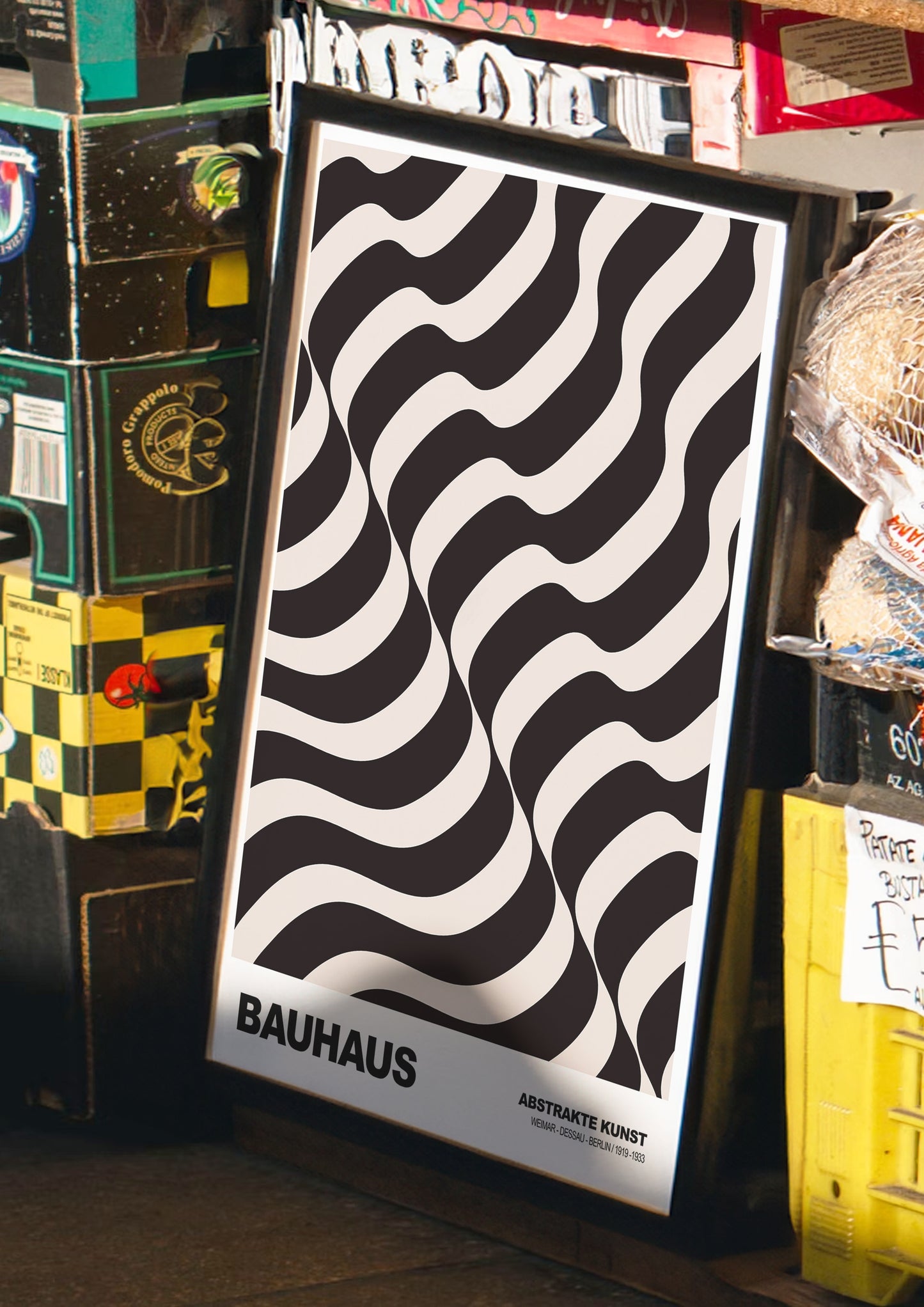 Golvend Zicht Bauhaus poster