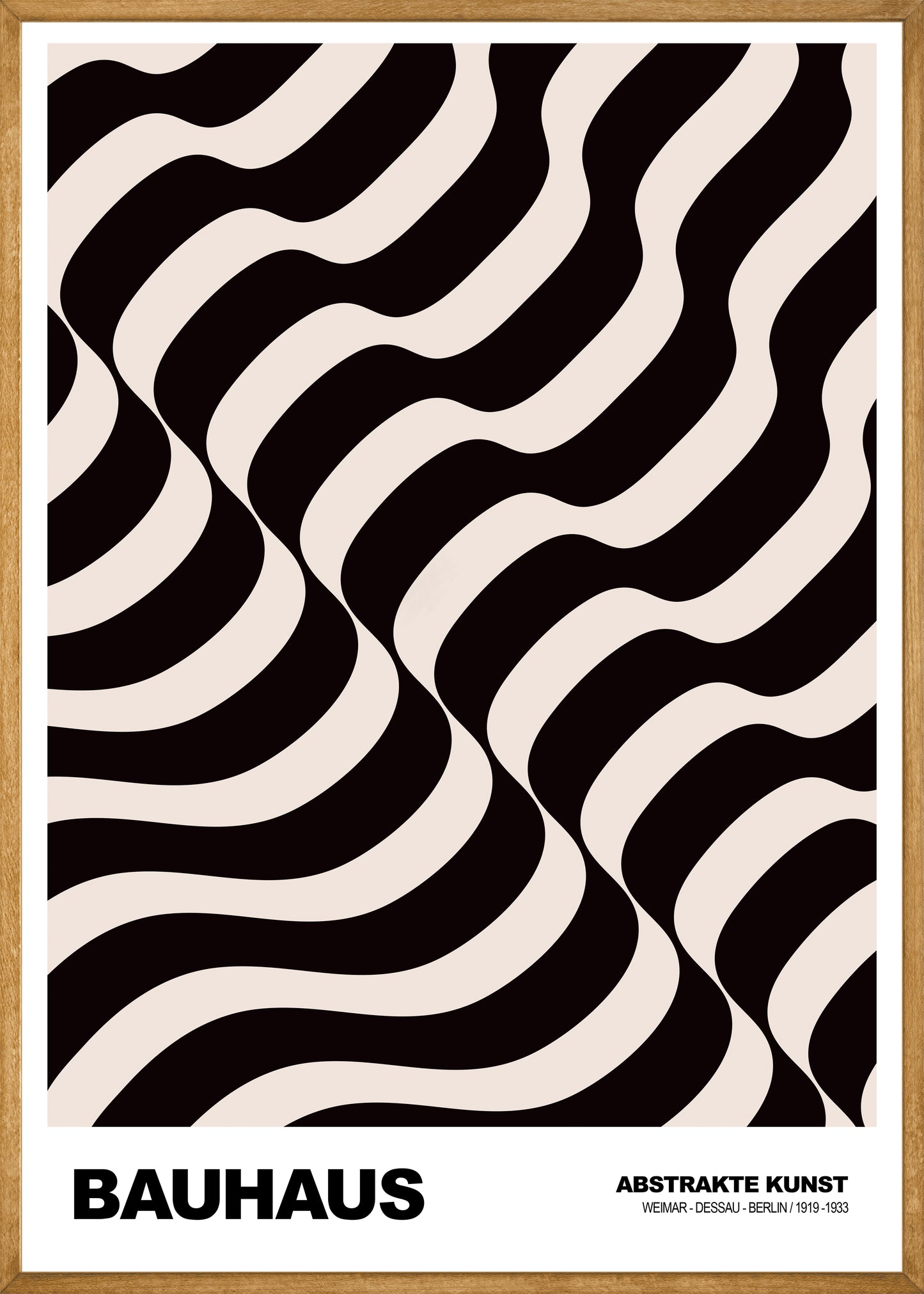 Golvend Zicht Bauhaus poster