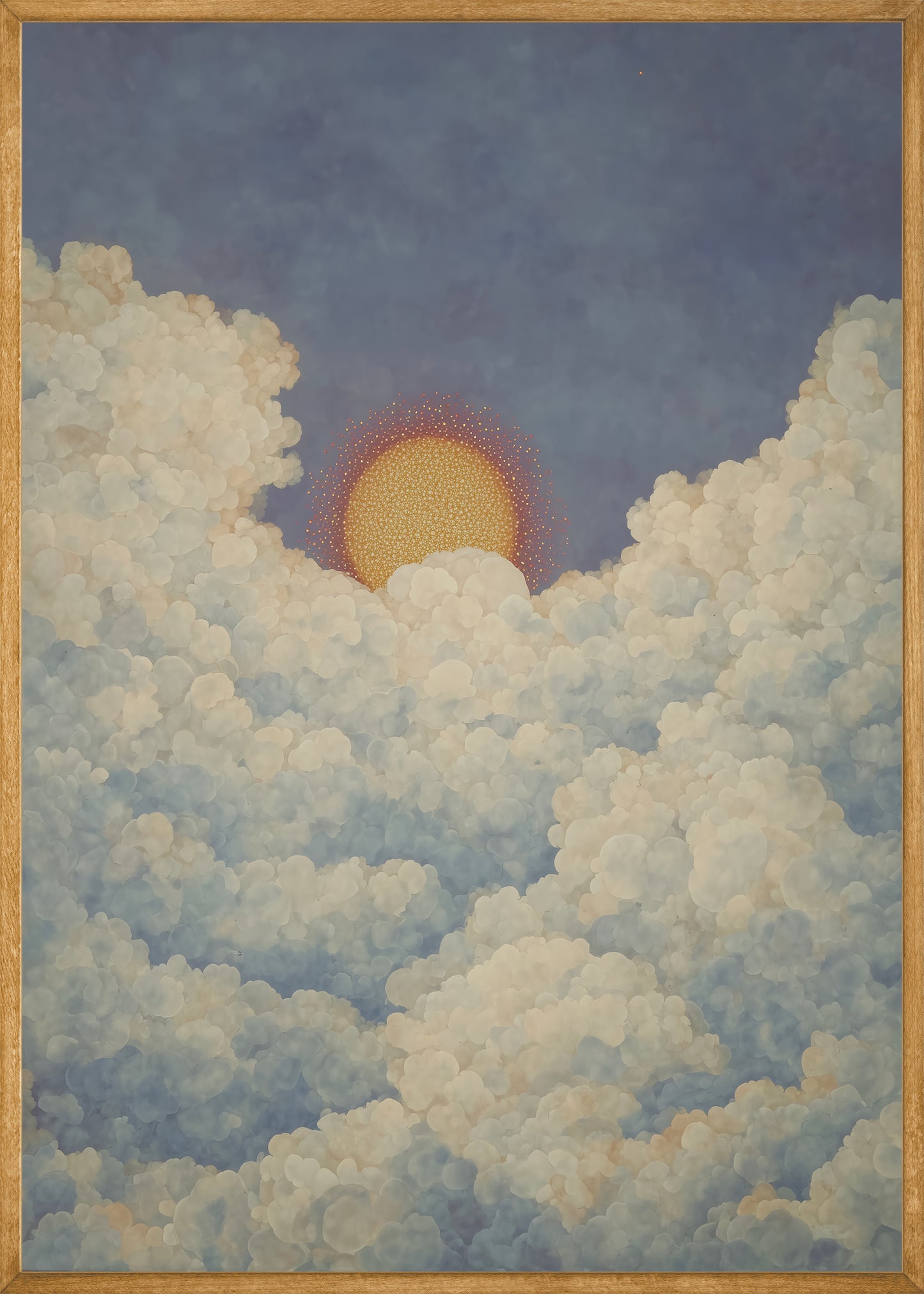 Gouden Zonnegloed Poster