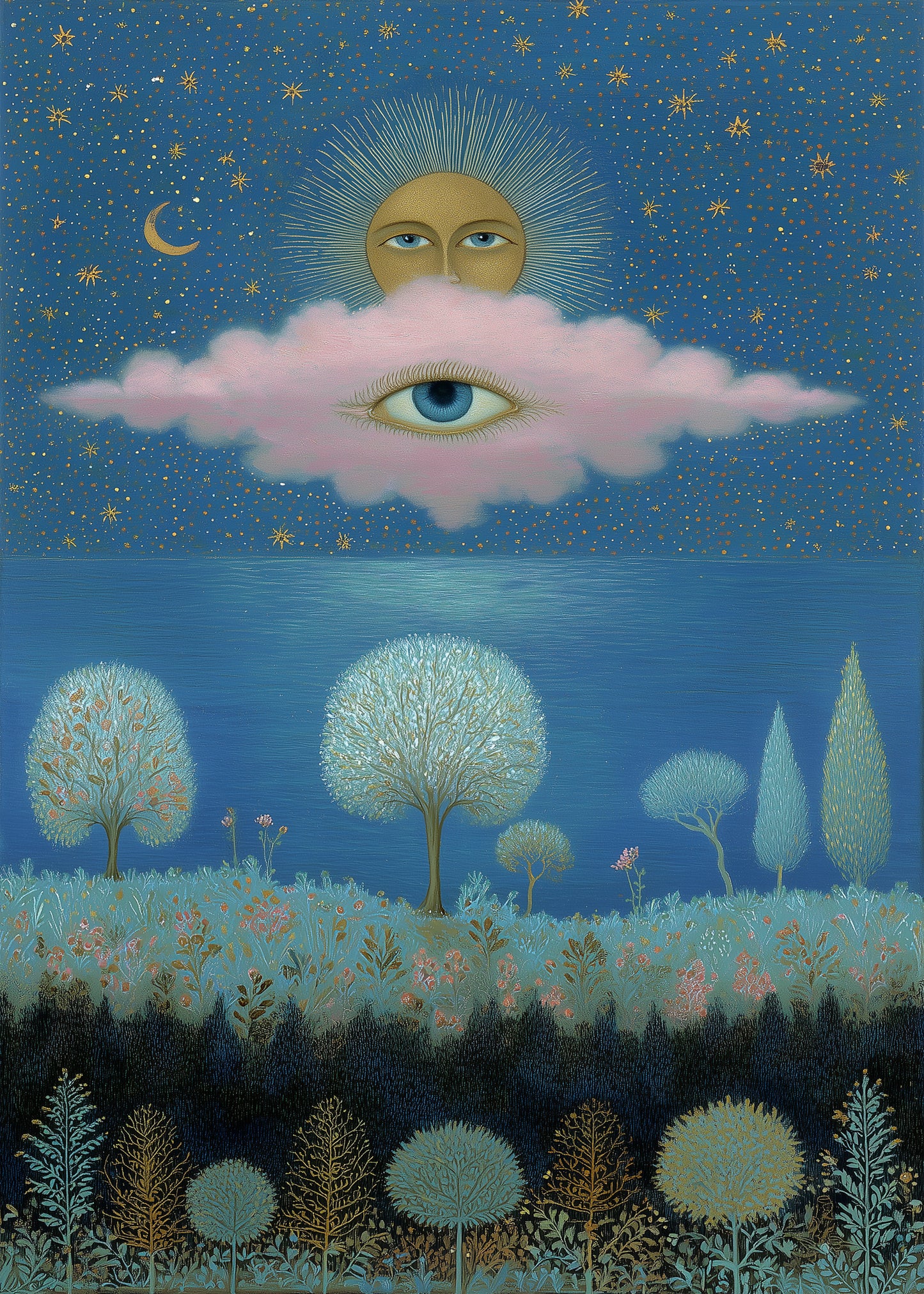 Kosmische Samenkomst Poster