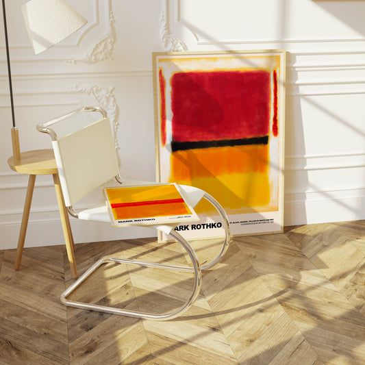 Mark Rothko Violet, Black, Orange, Yellow on White and Red Poster