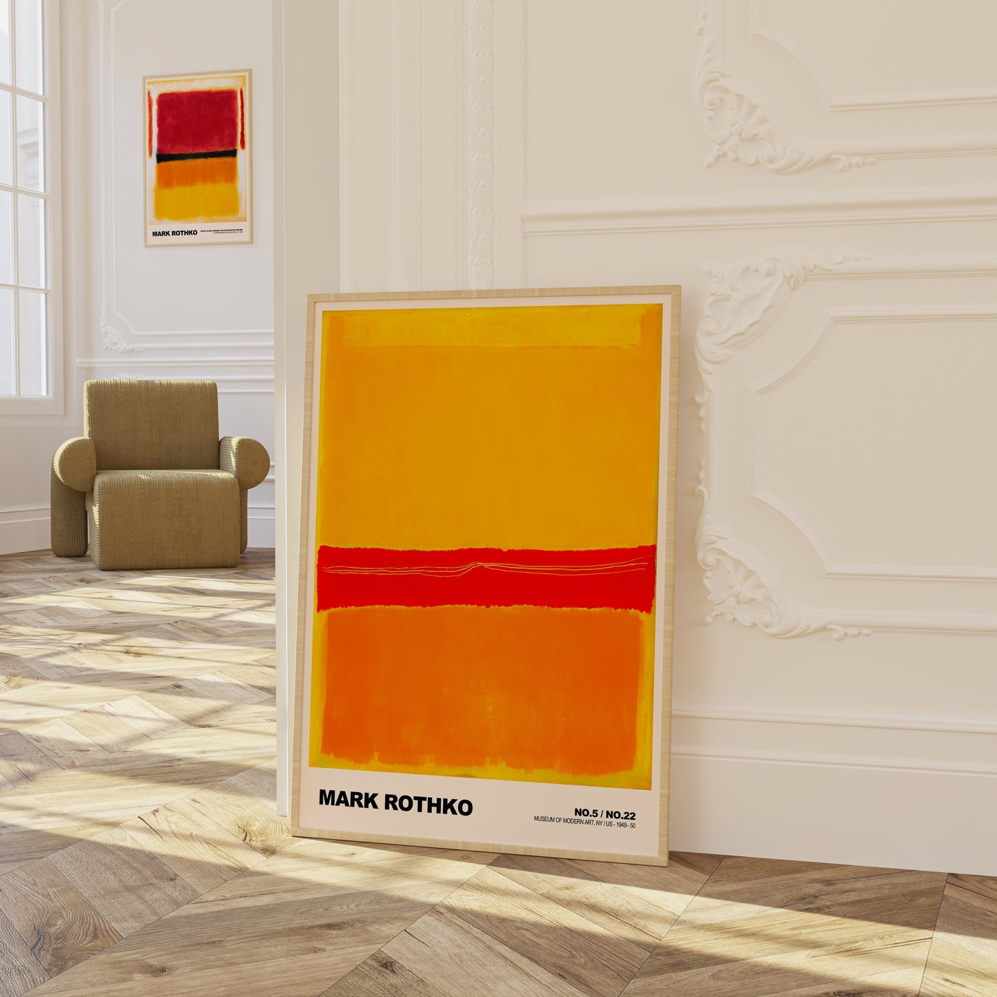 Mark Rothko No.5/No.22 Poster