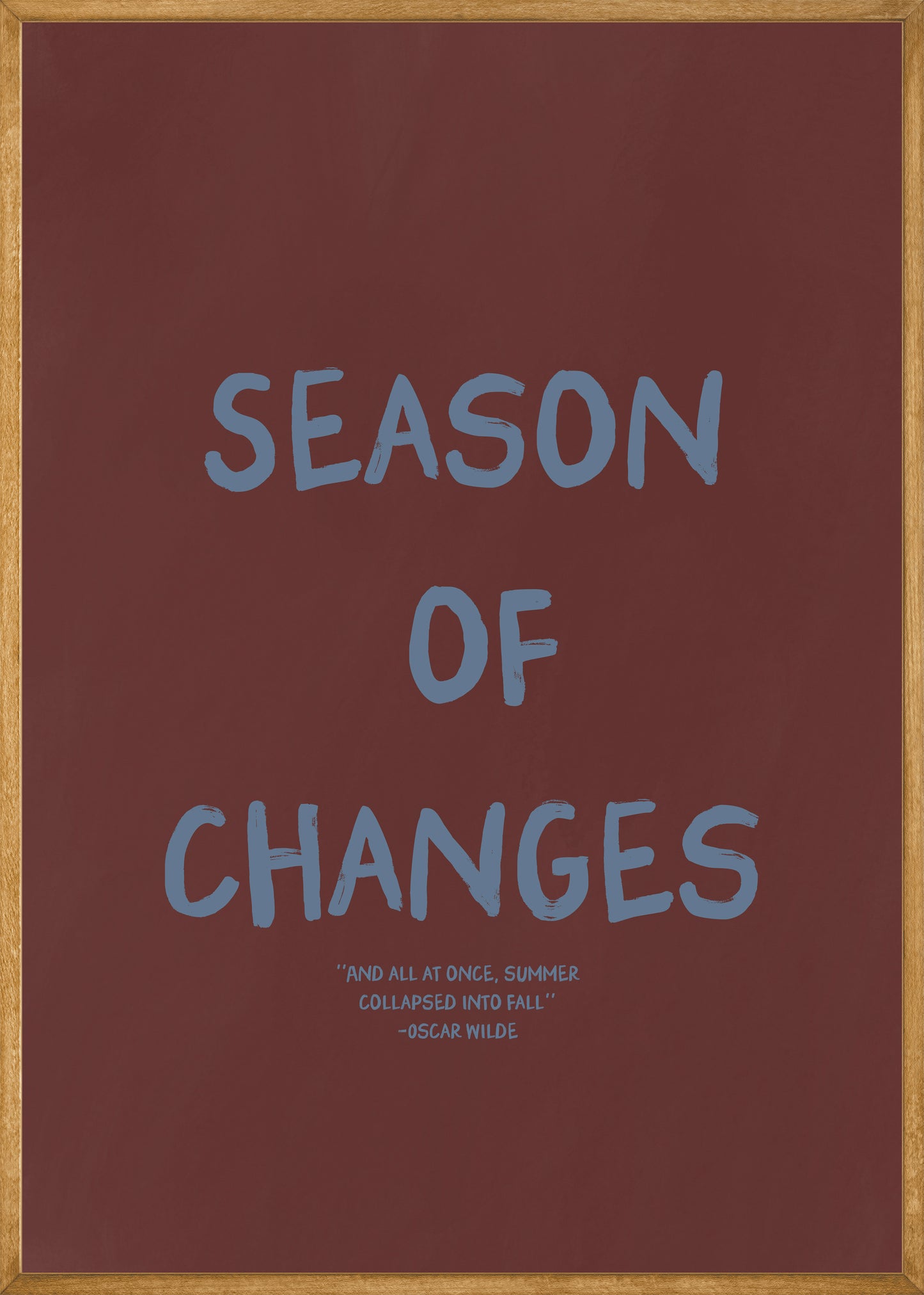 Season of Changes Poster