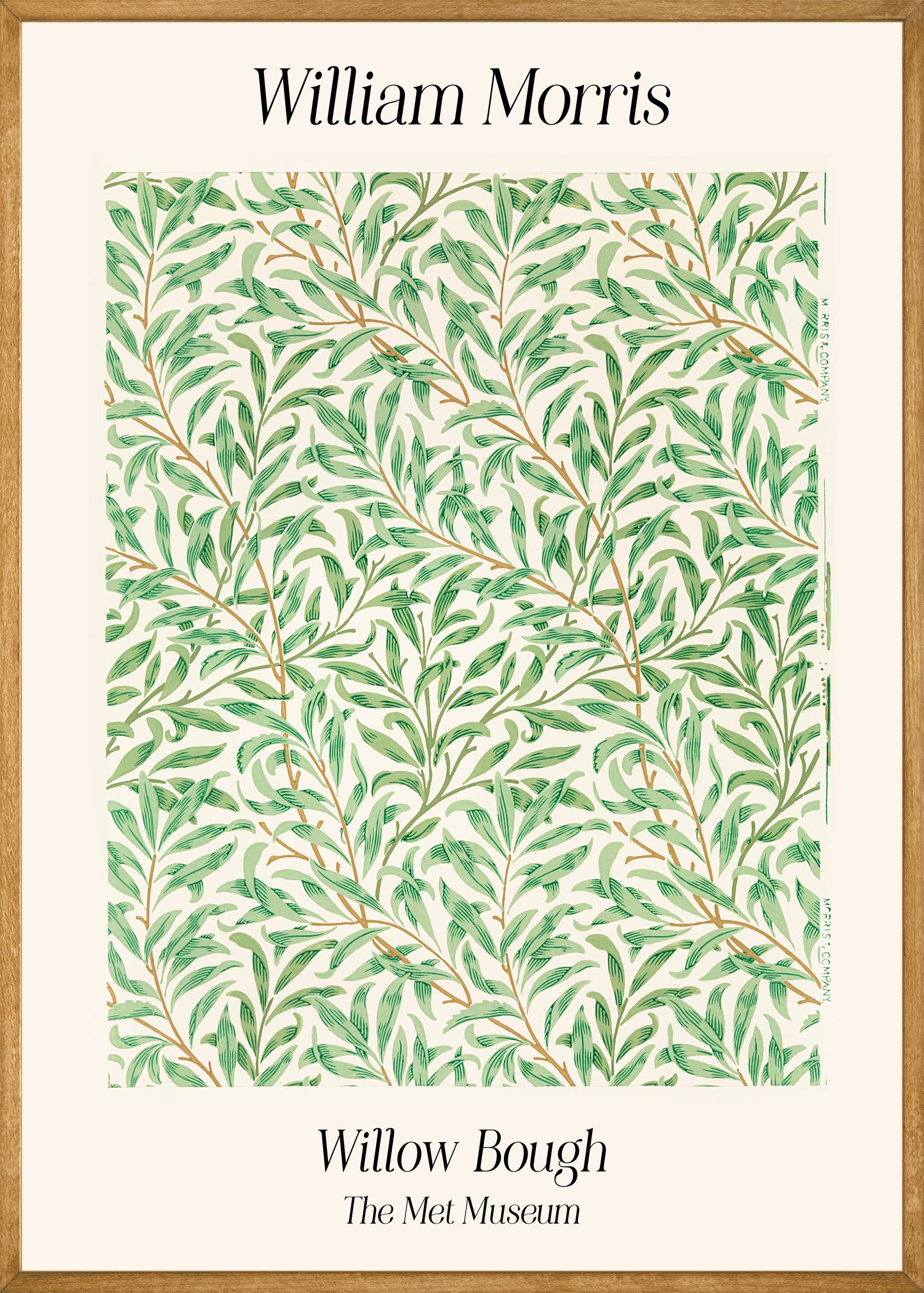 Willow Bough William Morris Poster