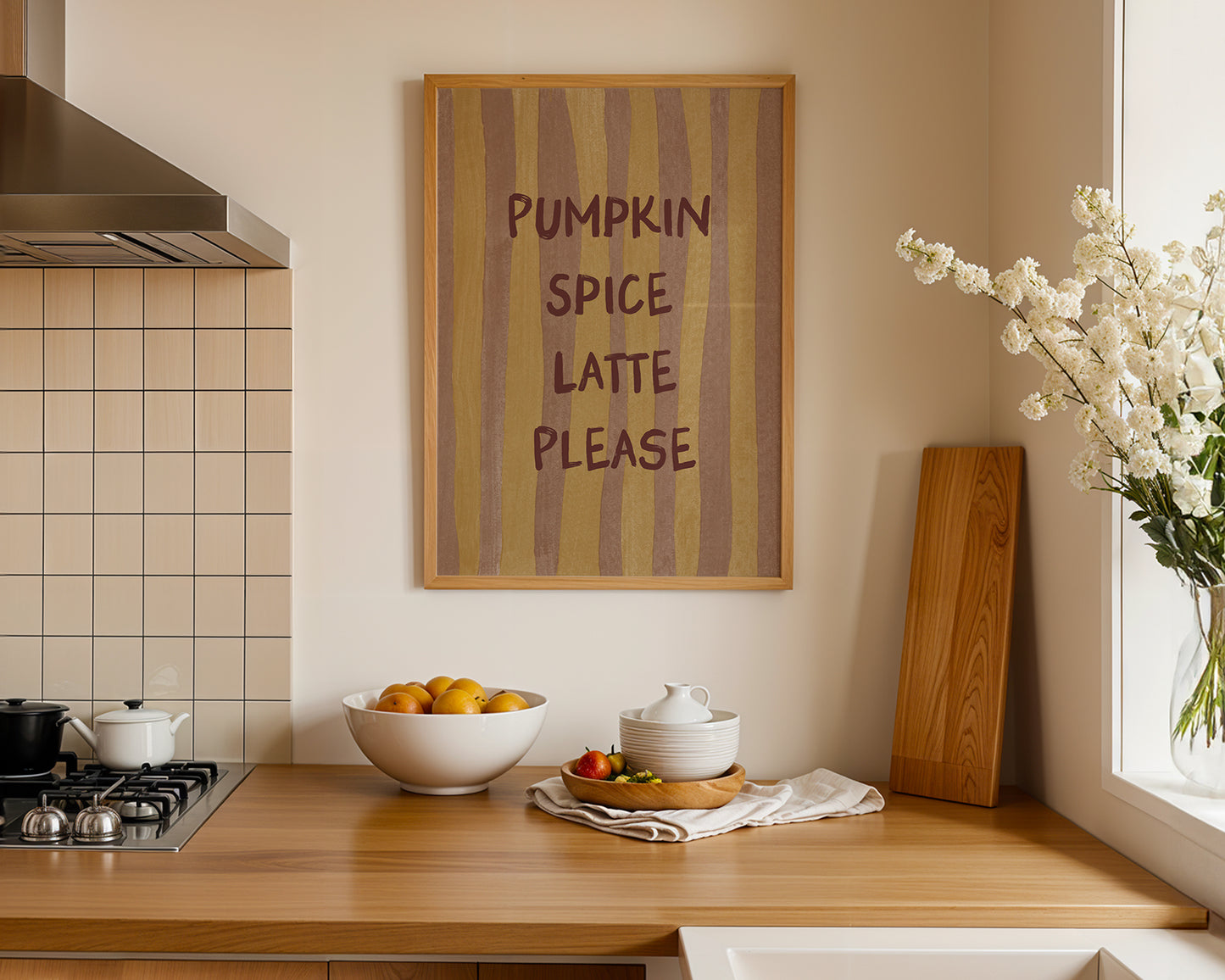 Pumpkin Spice Latte Please Poster