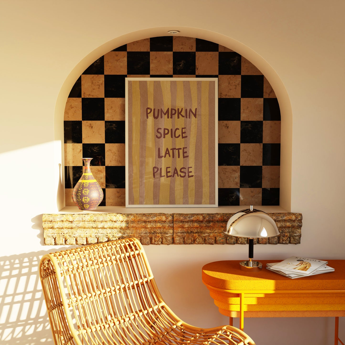 Pumpkin Spice Latte Please Poster