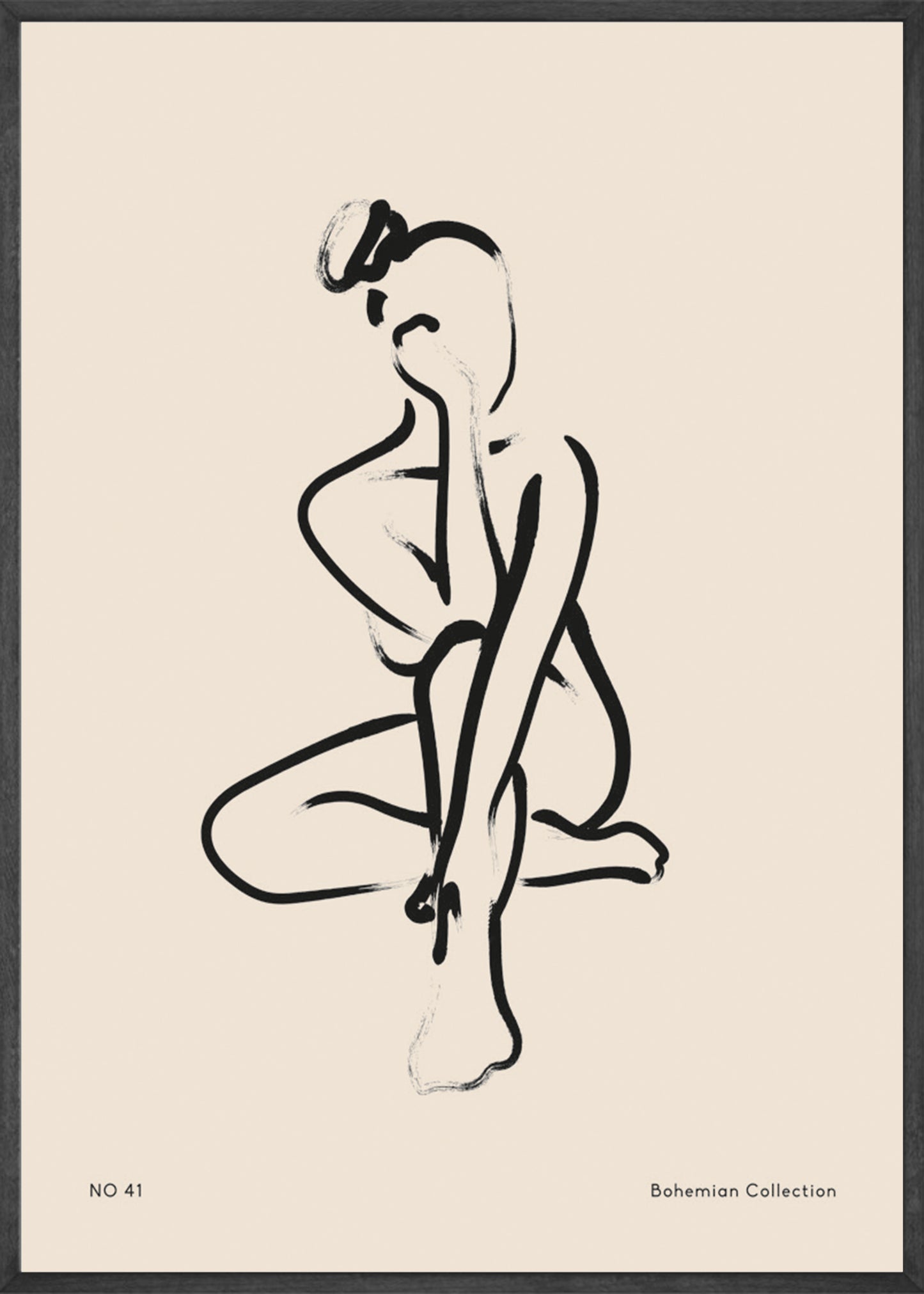 Bohemian Collection Abstract Women No41 Poster