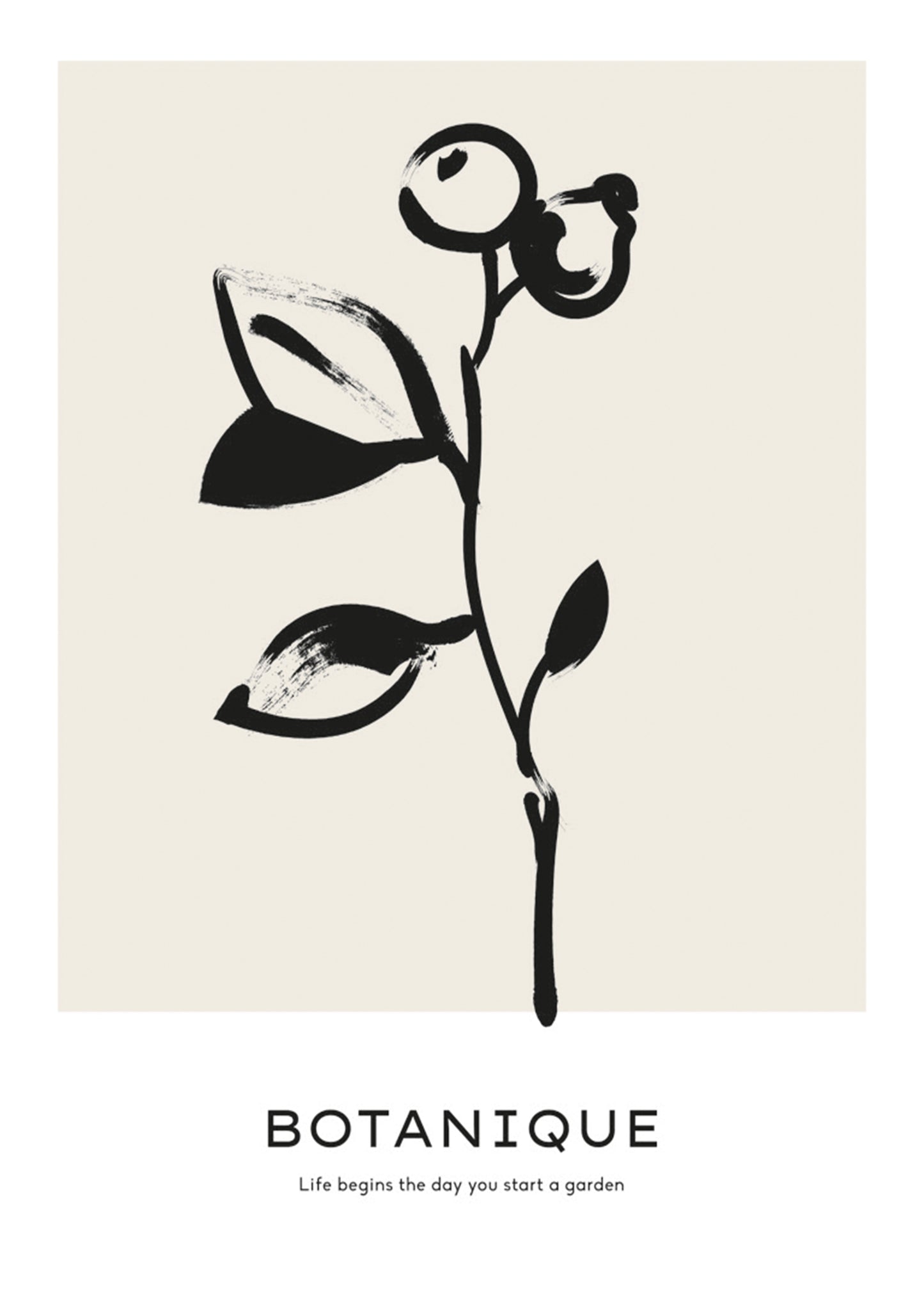 Botanique Start a Garden Poster