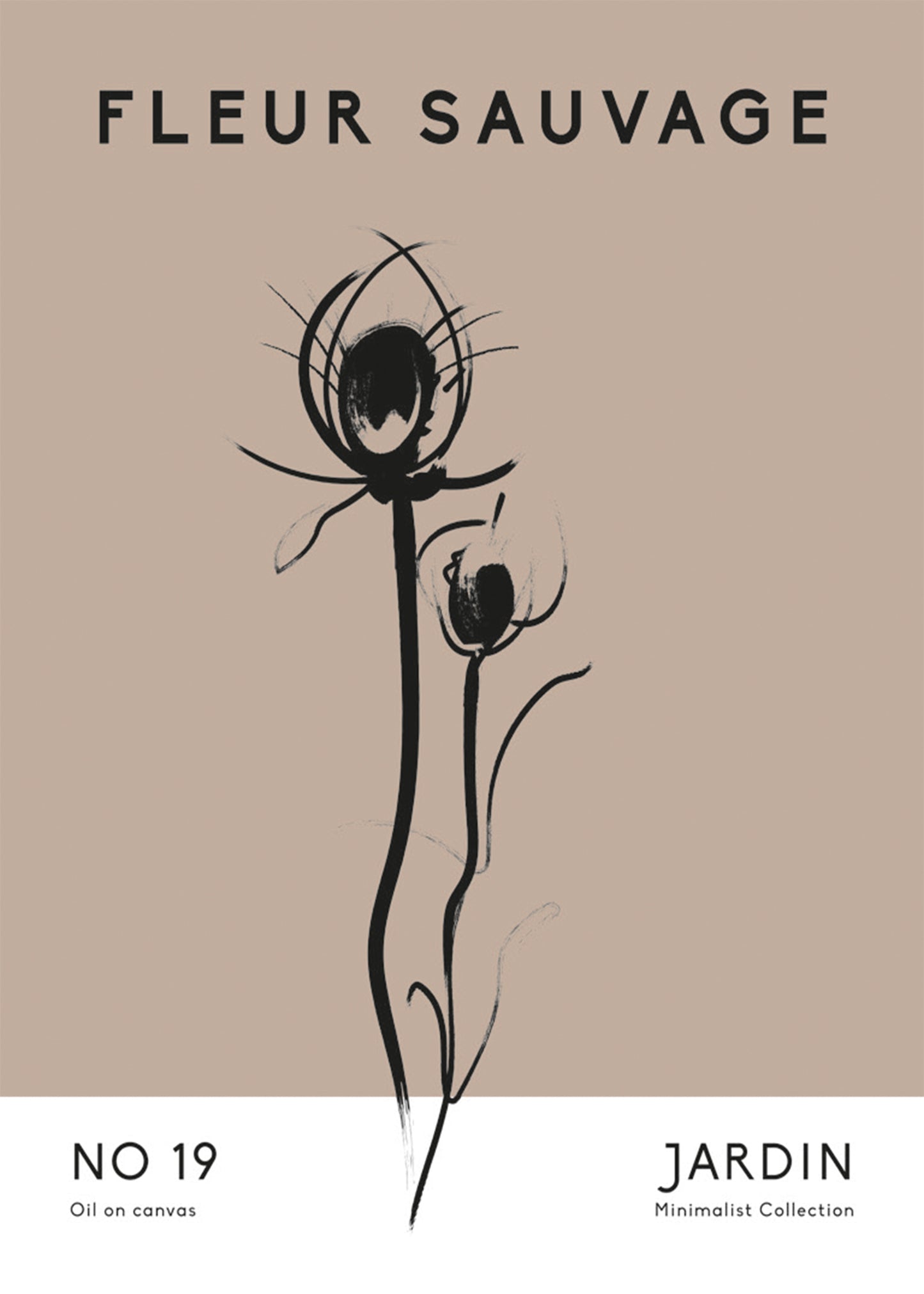 Jardin Collection Poppy Flower No 19 Poster