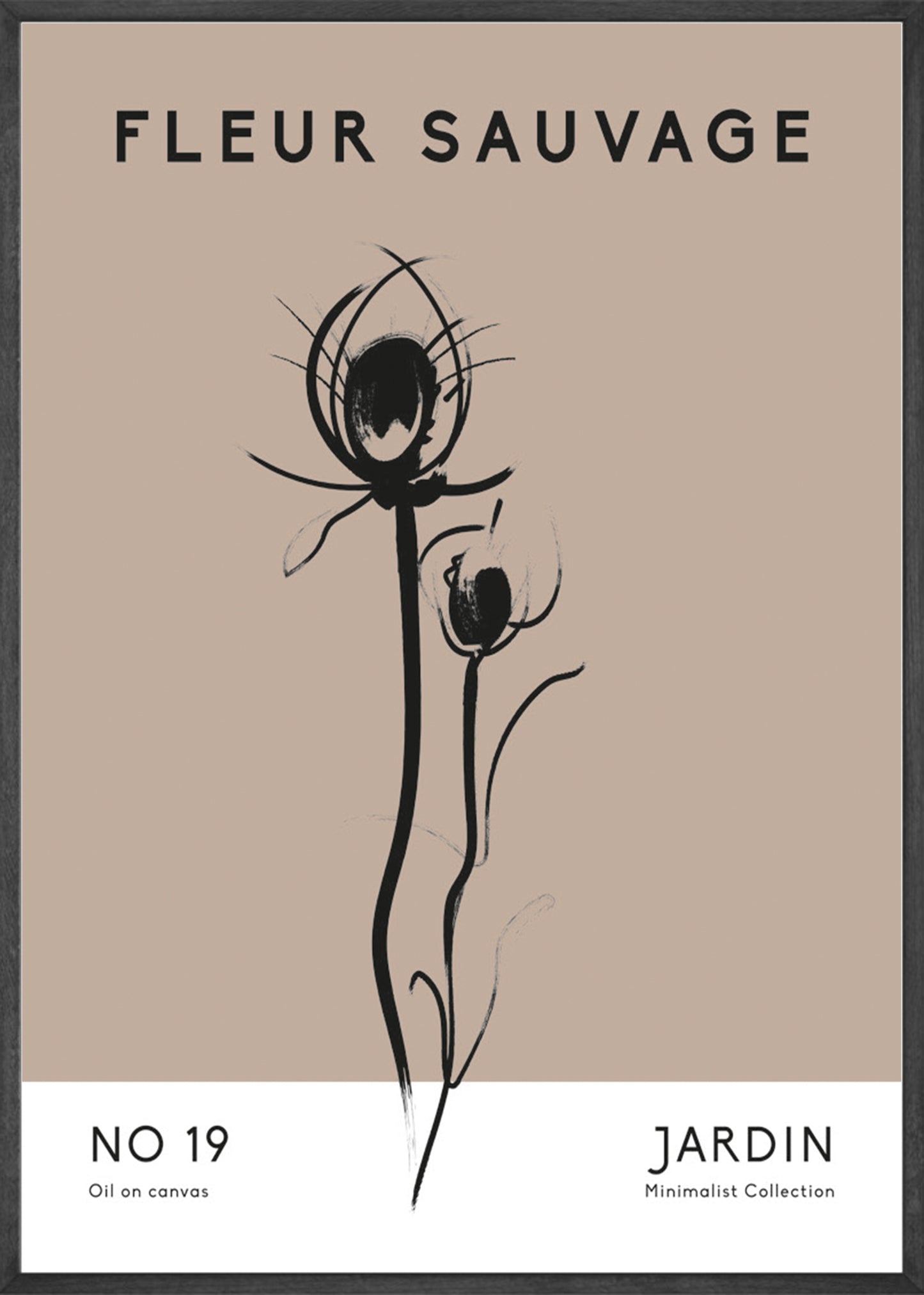 Jardin Collection Poppy Flower No 19 Poster