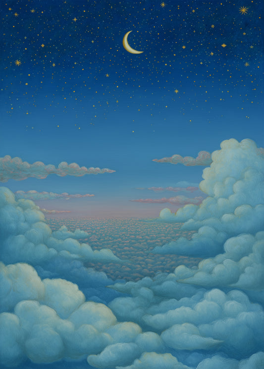 Droomreis in De Wolken Poster