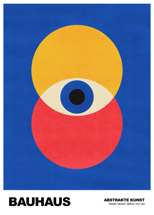 Evenwichtige Blik Bauhaus poster