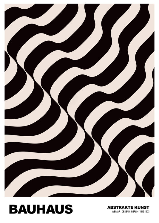 Golvend Zicht Bauhaus poster