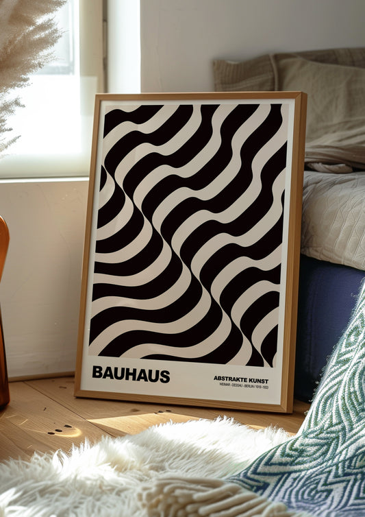 Golvend Zicht Bauhaus poster