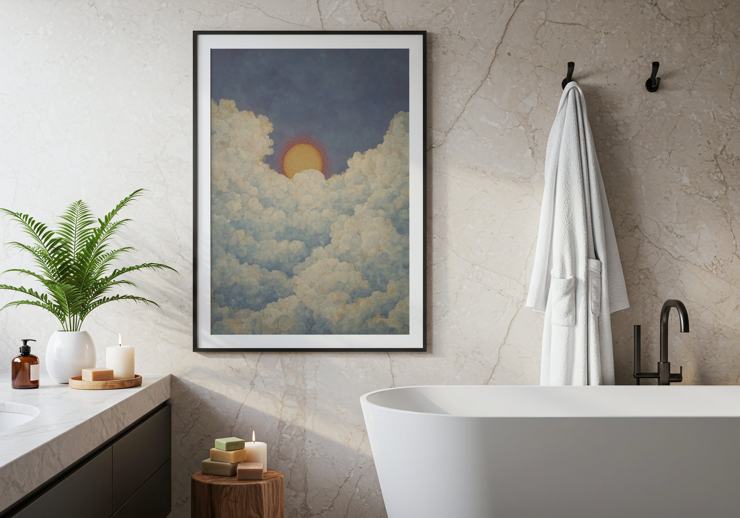 Gouden Zonnegloed Poster