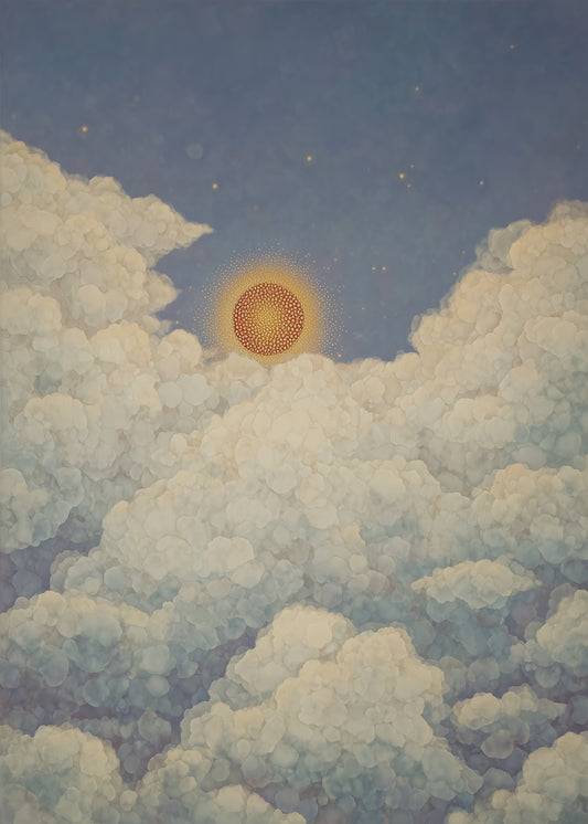 Gouden Zonnegloed Poster