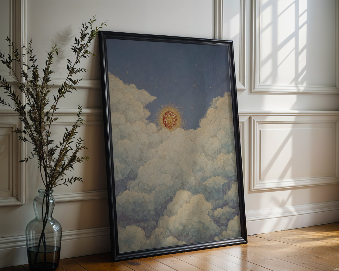 Gouden Zonnegloed Poster