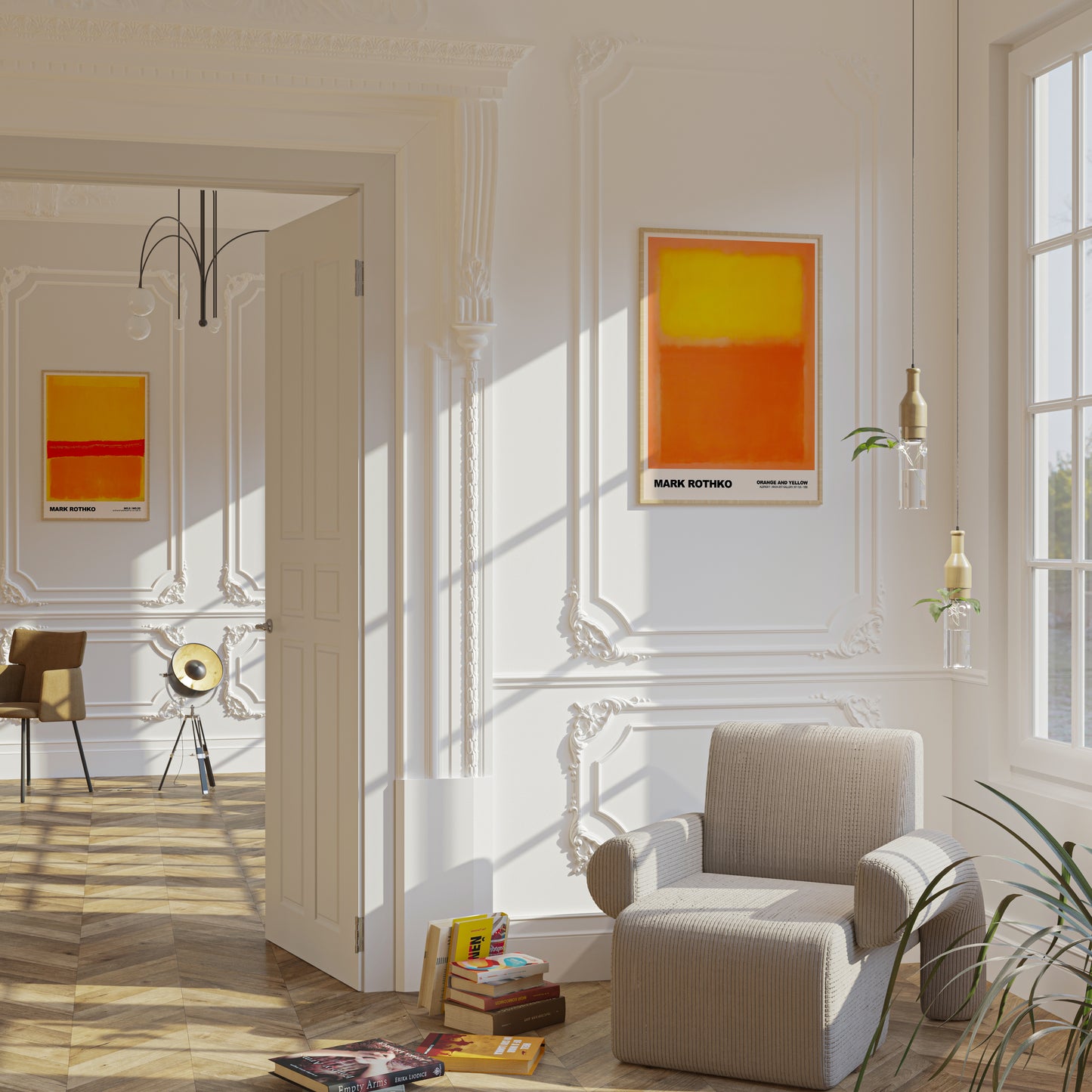 Mark Rothko Orange and Yellow Poster