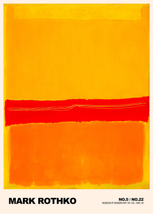 Mark Rothko No.5/No.22 Poster