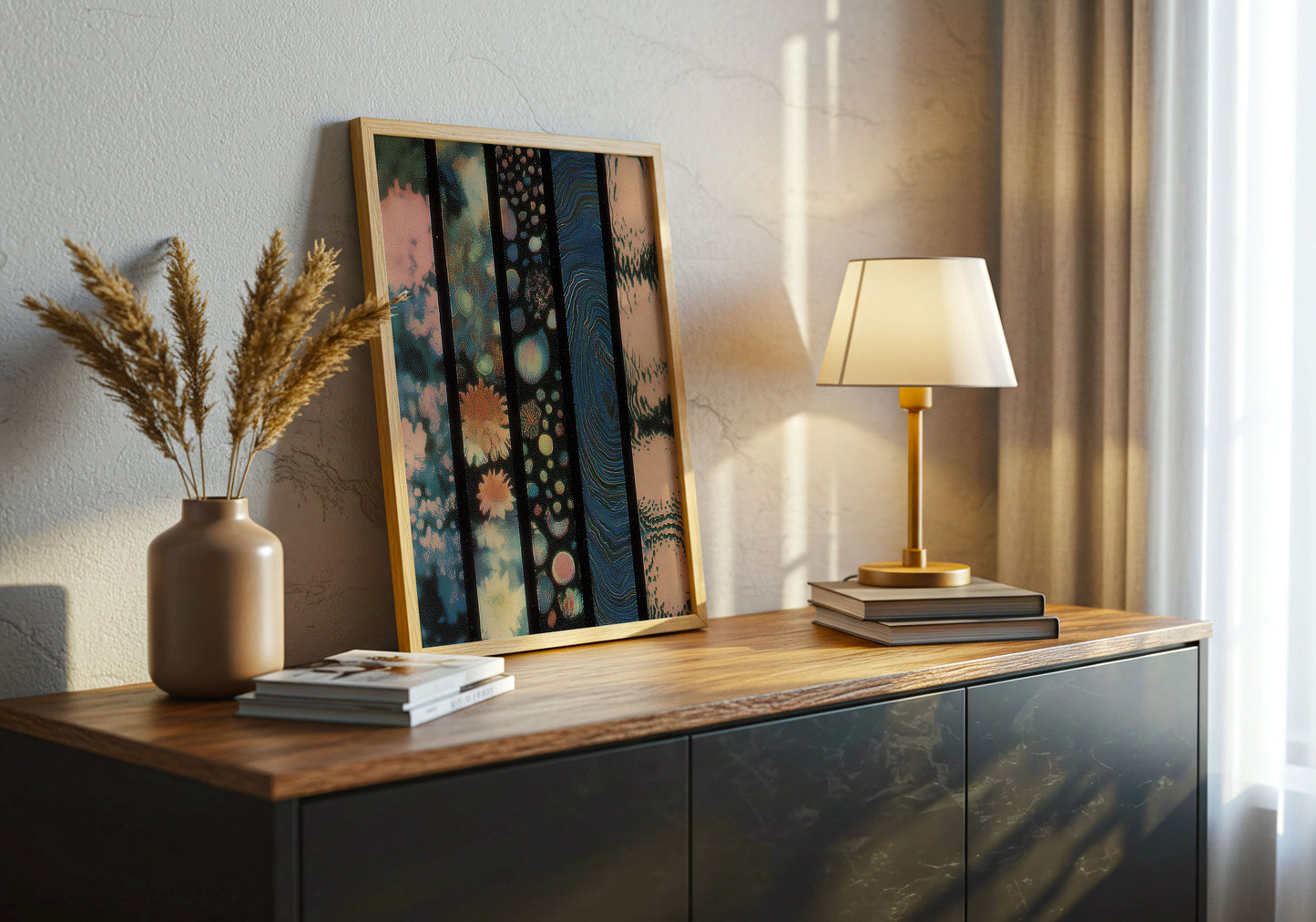 Spectrum in Kleur Poster op Dressoir