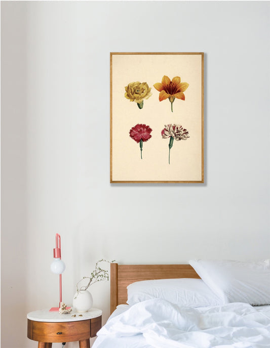 Vintage Bloemen No1 Poster