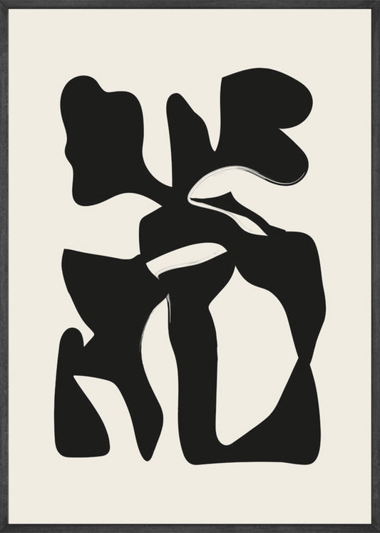 Bohemian Collection Abstract Art Figure Poster