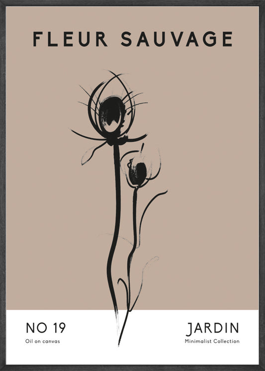 Jardin Collection Poppy Flower No 19 Poster