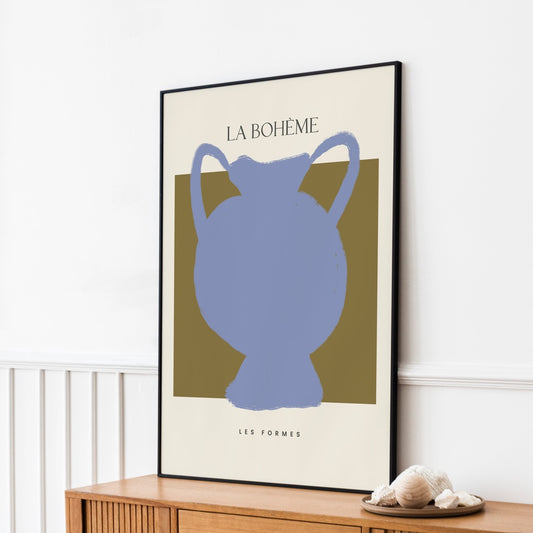 La Boheme Blauwe Waterkruik Poster