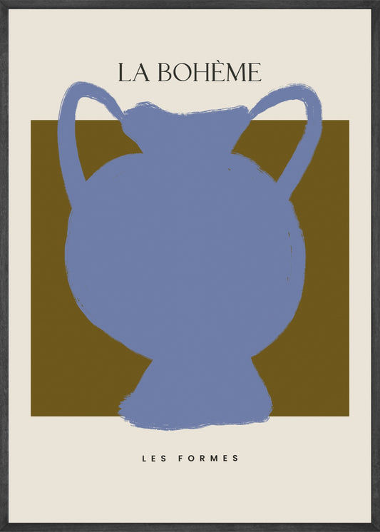 La Boheme Blauwe Waterkruik Poster