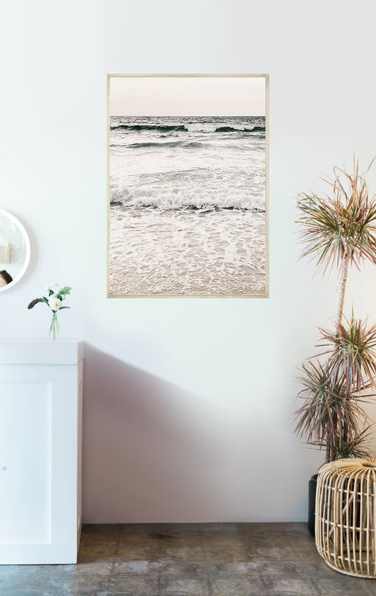 Beach Waves Poster