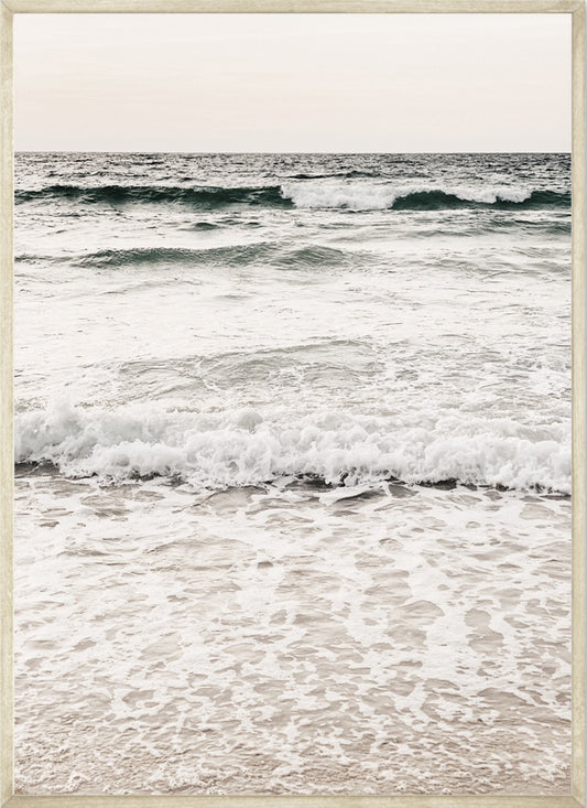 Beach Waves Poster